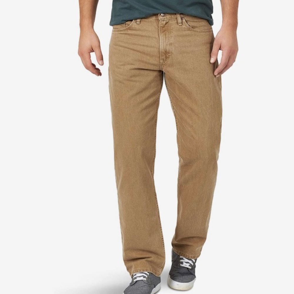 Wrangler Men’s Straight Leg Tan Jeans 34x29